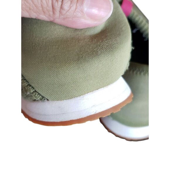 Teva Re  Ember Moc Slippers Quilted Design Knit Collar Womens Olive Size 8 - Picture 12 of 16